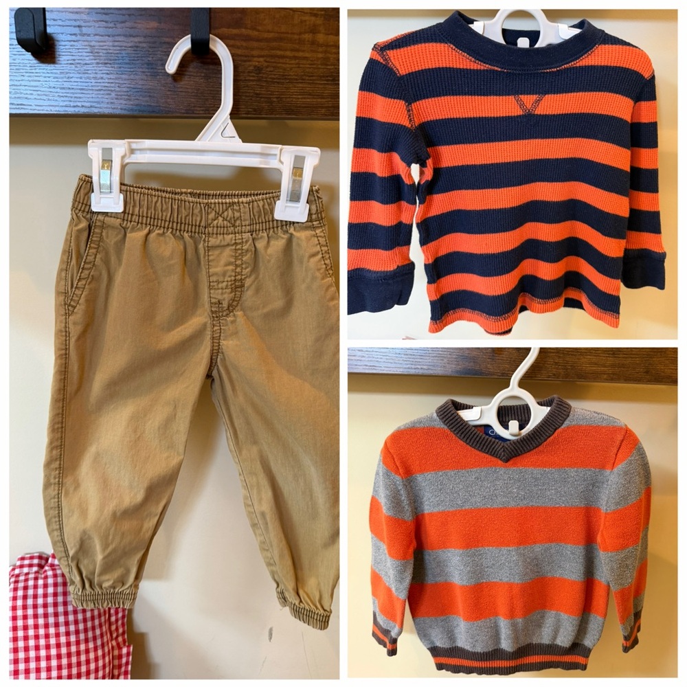 Baby Gap Cherokee Toddler Boys Sweater Top Pants Set of 3